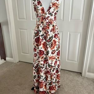 NWT Abercrombie & Fitch Button-Through Maxi Dress